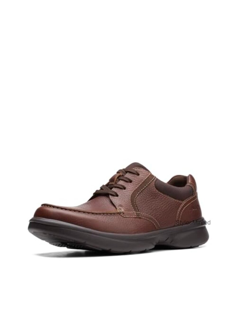 Men's Leather Oxford Lace-Up OrthoLite Comfort EVA Sole Casual Dress Shoe